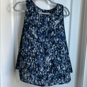 Zac & Rachel Blue Boxy Tank Top